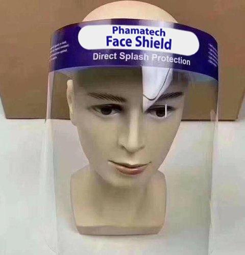 10 Pack Face Shields with 10 Bands and 10 Sponges for Man and Women to Protect Eyes and Face (10PCS) Medical Supplies Countrywide Testing